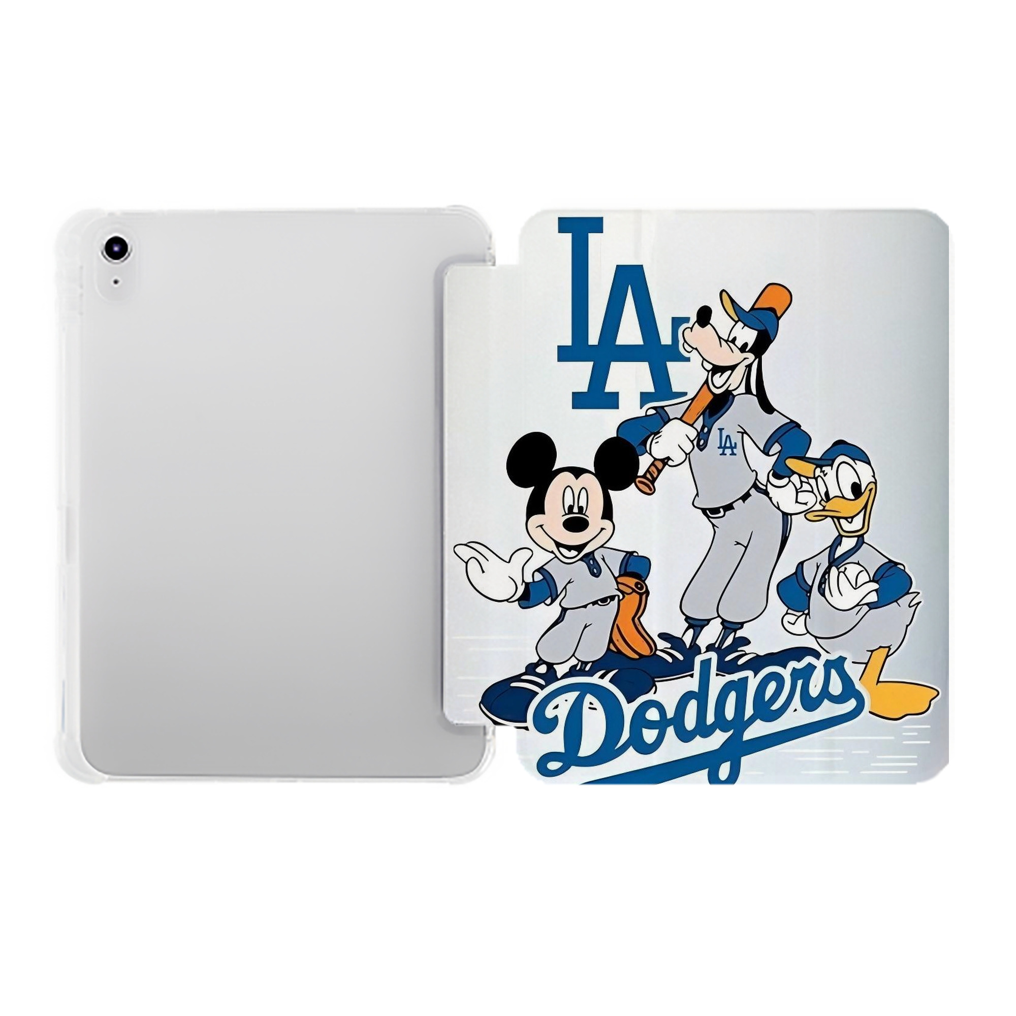  Premium Tri-Fold PU Leather & Silicone IPad Case With Pencil Slot – Fits 9.5,10.5,10.9 – Adjustable Stand, Slim, Protective